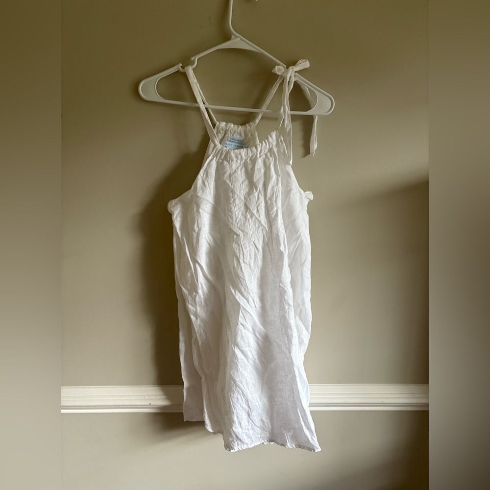 Island Company, linen dress with cotton lining extra small